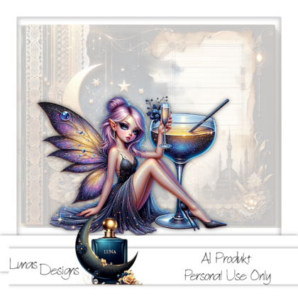 Blue New Year Fairy