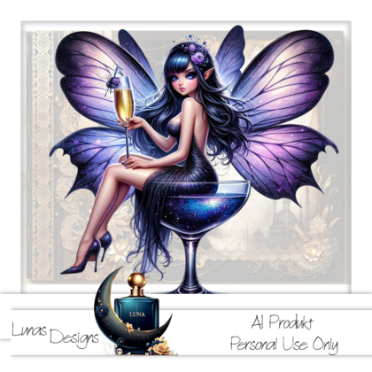 Blue New Year Fairy